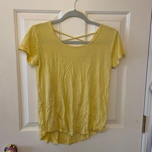 Yellow Short Sleeve Top